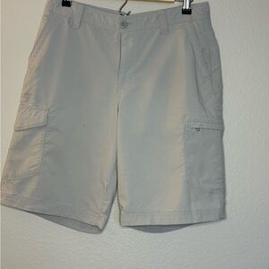 George Tan Cargo Shorts Relaxed Fit Lightweight